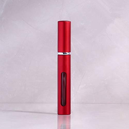 Dmsc 5ml Vacío Botella de Perfume Recargable portátil de Viaje Mini Mujeres Perfume atomizador Original Aerosoles cosméticos envases de Aluminio (Color : 4)