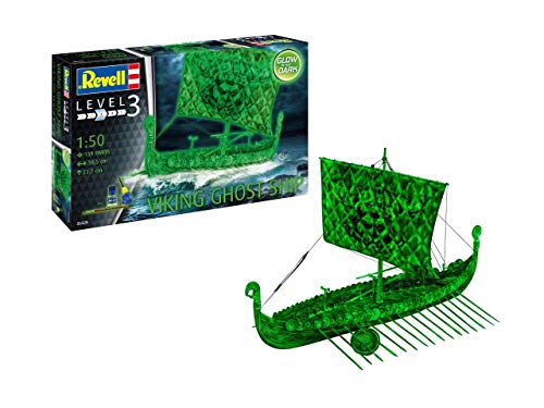 Revell-Viking Ghost Ship, Escala 1:50 Kit de Modelos de plástico, Mul