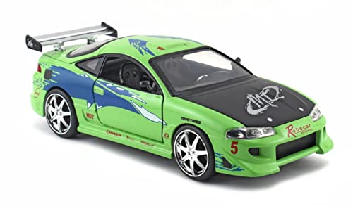 Jada Toys – 97603 Gr – Mitsubishi Eclipse – Fast and Furious – Escala 1/24 – Verde