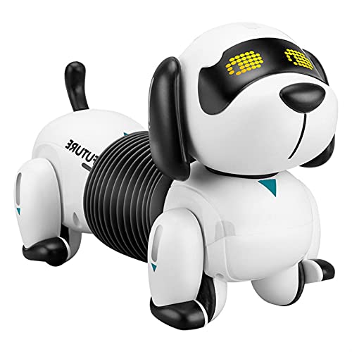 ELKeyko Robot Perro niños Juguete Hablando y walkdance Robot Inteligente Perro Mascotas electrónico Juguetes programables 2.4g Wireless Smart Control Remoto