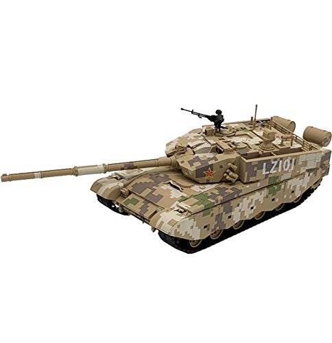 CMO Maqueta Tanque de Guerra, Tanque de Batalla Principal Tipo 99 Ejército Chino Metal Militares Escala 1:35, Juguetes y Regalos, 11,4 X 3,9 Pulgadas