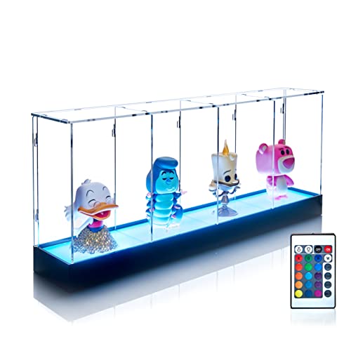 ELCORDONROJO Vitrinas para Colecciones, Vitrina Expositora, Expositor Metacrilato, Estanteria para Funko, Vitrina Coleccionista, Expositor Funko Pop.