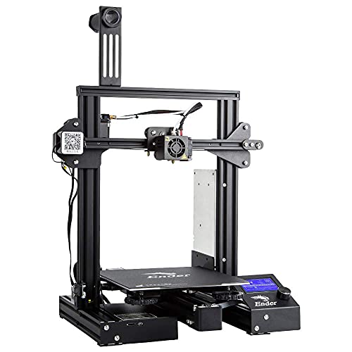 Impresora 3D oficial Creality Ender 3 Pro con fuente de alimentación Meanwell y placa magnética flexible, impresión de currículum vitae 220x220x250mm