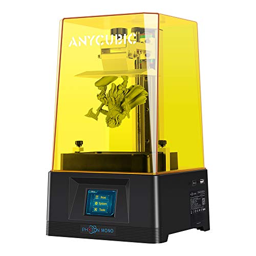 ANYCUBIC Photon Mono Impresora 3D Resina Luz UV Curado Pantalla LCD6” 2K, 50mm/h Alta Velocidad Impresión, Volumen Impresión 130 x 82 x 165 (Photon Mono)