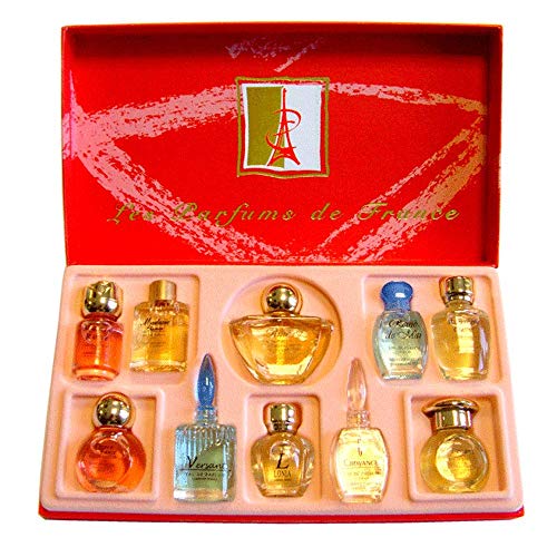 Charrier Parfums Caja Luxe Top Ten De 10 Eau De Parfum En Miniaturas Color Rojo 52,7 ml