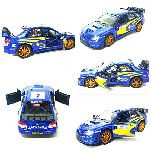Subaru Impreza WRC 2007 Modelo de Coche Rally Sports 1:36 Scale Diecas