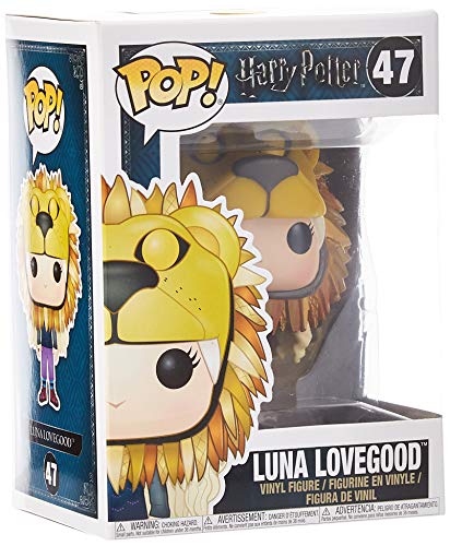 HARRY POTTER Figura de Vinilo Luna Lovegood with Lion Head, Multicolor