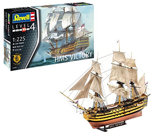 Revell - Maqueta H.M.S. Victory, kit modello, escala 1:225 (5408) (054