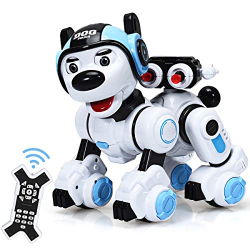 COSTWAY Robot de Perro para Niños Robot Inteligente con Control Remot
