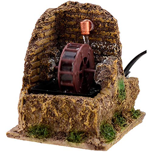 Rossi Rosa Molino cm. 13 x 10 x 12 con Bomba a Recuperación de Agu