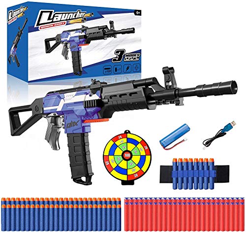 Pistola de Juguete Eléctrica para Nerf Flechas , Pistola Grande Autom