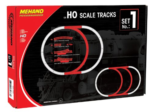 Mehano - Vía para modelismo ferroviario (H0 ME GLEIS-ERGÄNZUNGSSET N