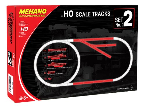 Mehano - Vía para modelismo ferroviario (H0 ME GLEIS-ERGÄNZUNGSSET N