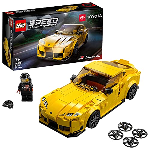 LEGO 76901 Speed Champions Toyota GR Supra, Coche Deportivo Colecciona