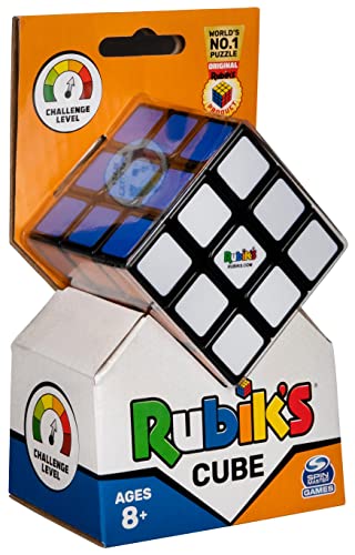 RUBIK'S - Cubo DE Rubik 3X3 - Juego de Rompecabezas - Cubo Rubik Original de 3x3-1 Cubo Mágico para Desafiar la Mente - 6063968 - Juguetes Niños 8 años +