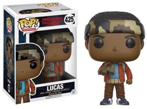 Funko Pop!- Stranger Things: Lucas Sinclair (W/Binoculars) Figurina de