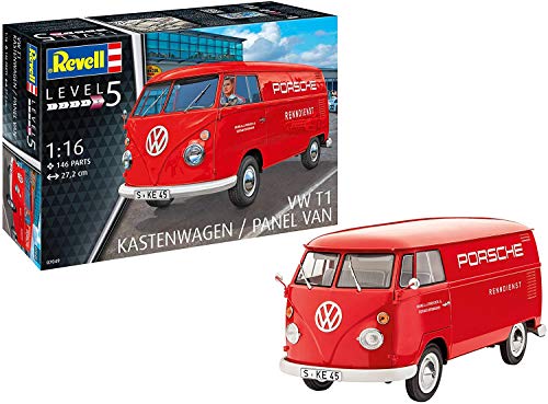 Revell 07049 14 Maqueta de VW T1 Kastenwagen en Escala 1: 16 Nivel