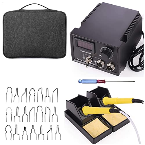 Herramientas de combustión de madera, pantalla digital, estación de 