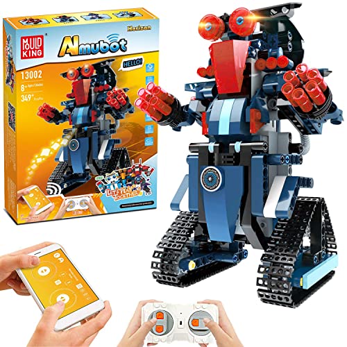Kit de Juguetes Stem, Juego de Robots Educativos de Control Remoto para Niños, para Niños y Niñas de 8 años en Adelante, Robótica Recargable DIY Construye Kits de Aprendizaje( 349 Piezas)