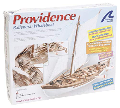 Maqueta de Barco en Madera: Ballenera de Nueva Inglaterra Providence