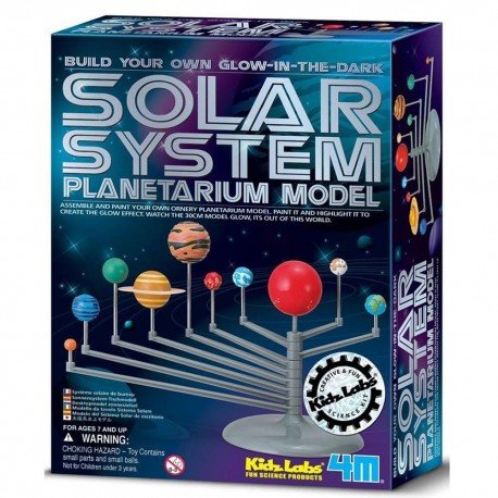 Juego Educativo 4M PLANETARIO FLUORESCENTE de ESCRITORIO del SISTEMA S