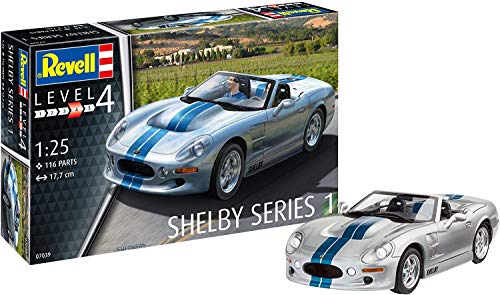 Revell 07039 12 Maqueta de Shelby Series I en Escala 1: 25, Niveles 4