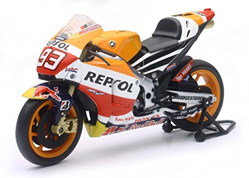 Nueva Ray - 57663 - Vehículo Ready - Modelo AT-Ancha - Honda Moto GP Marco Márquez - Escala 1/12