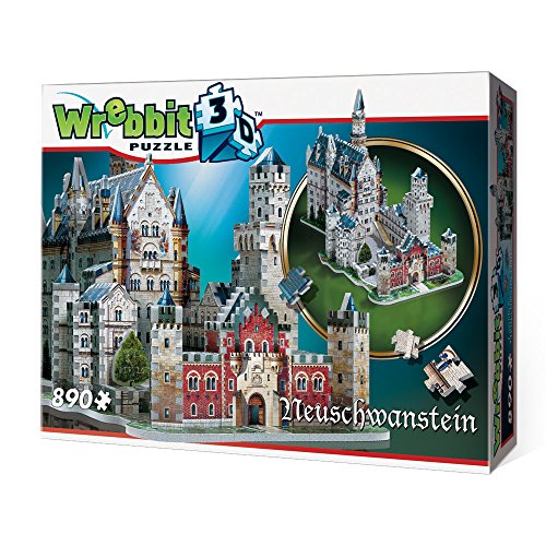 Wrebbit W3D2005 - Puzzle en 3D del castillo de Neuschwanstein (Alemani